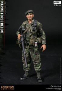 DAM WF 2019 Exclusive POCKET ELITE Vietnam War US Marine Force Recon 1/12 Figure - Picture 1 of 10