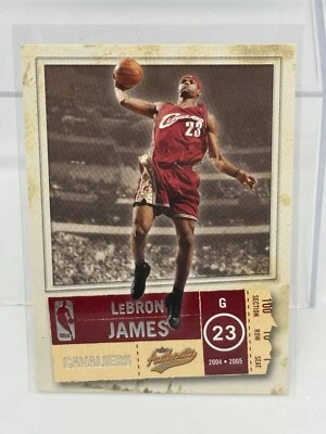 LeBron James 2004-05 Fleer Authentix #49 Cleveland Cavaliers 2nd Year - Image 1 of 2