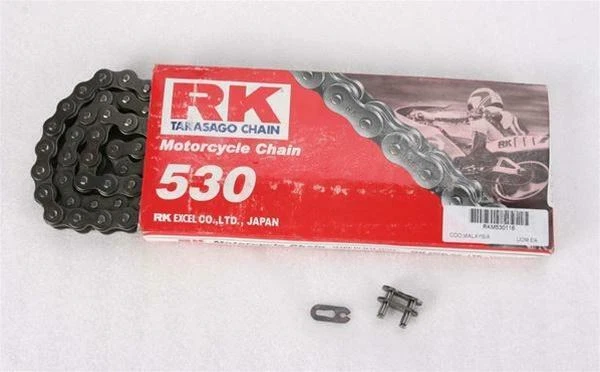 RK 530 DR Heavy Duty Performance Street Motorcycle Chain 130 Links RK-530DR-130 - Image 1 of 1
