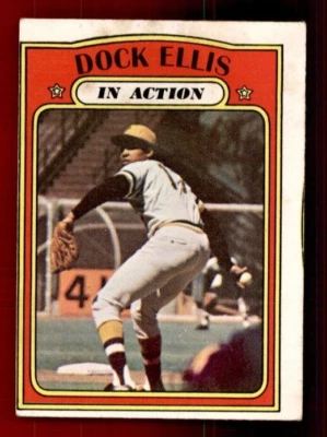 1972 O-Pee-Chee #180 Dock Ellis IA VG BACK ISSUE - Image 1 of 2