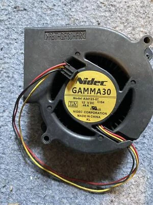 Ventilador Nidec A34123-57 1 pieza DC12V 0.46A 9733 97*97*33 3 cables Foto 1 de 2