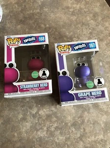 Funko Pop! Grape Nerd #167 & Strawberry Nerd #168 - Scented Set - RARE Lot of 2 - Picture 1 of 11