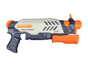 NERF Super Soaker Toy Water Gun Scatter Blast 5 Stream Pump-Action TESTED - Picture 1 of 7