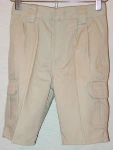US POLO ASSN TAN 100% COTTON BOY'S SHORTS SIZE 6 NEW WITH TAGS - Picture 1 of 4