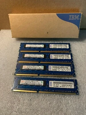 NEW IBM HYNIX 4GB DDR3 1333MHz PC3-10600E HMT112U7TFR8C 44T1568 44T1572 43X5290 - Image 1 of 3