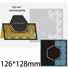Emboss Lace Frame Metal Cutting Dies Stencil Scrapbooking Album Stamp Paper DL