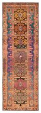 Vintage Hand-Knotted Area Rug 4'7" x 14'7" Traditional Wool Carpet