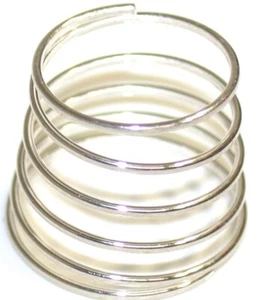 100 Stück Exacto medizinische Edelstahlfedern konisch 5/8 Zoll x 1/2 Zoll 0,018 Zoll Drahtdurchmesser - Bild 1 von 2