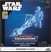 2023 SDCC Exclusive UCC Star Wars Micro Galaxy Squadron Speeder Bike  Hologram