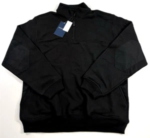 NWT LARGE REGULAR PROPPER MENS 1/4 ZIP JOB SHIRT F5484 BLACK - Picture 1 of 2