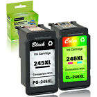 1×Pg-245Xl Black & 1×Cl-246Xl Color Ink Cartridge For Canon Pixma Mg2920 Mg2922