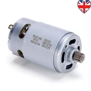 21V Mini DC Motor 14 Teeth Geared Motor 28000RPM for 550 Motor Lithium Chainsaw - Picture 1 of 12