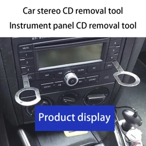 4Pcs Radio Removal Tool Stainless Steel Fit For Single/Double Din Factory Radios - Picture 1 of 9