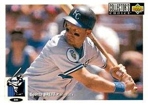 1994 Collector's Choice #65 George Brett Kansas City Royals HOF
