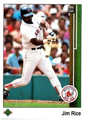 1989 UD Upper Deck #413 Jim Rice - HOF FREE SHIPPING! - Image 1 of 2