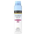 Neutrogena Ultra Sheer Body Mist Sunscreen Spray SPF 30, Lightweight, 5 oz