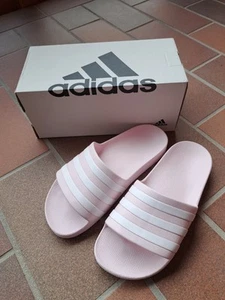 NEU ☆ ADIDAS Adilette 38 39 Rosa Pantoletten Badeschlappen AQUA Flip Flops - Bild 1 von 6