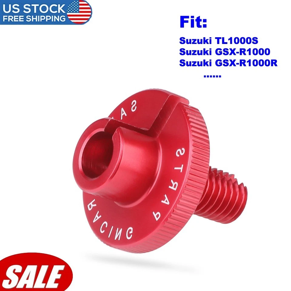 For Suzuki TL1000S GSX-R 1000/R 600 750 GSX-S1000/GT/F CNC Clutch Adjusting Bolt - Image 1 of 4