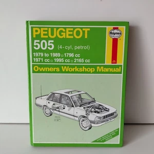Peugeot 505 Haynes Owners Workshop Manual 1979-1989 Petrol - Picture 1 of 11
