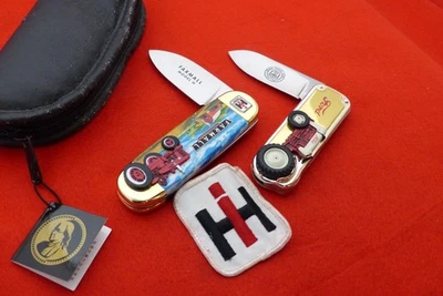 Franklin Mint Ford International Harvester 2 Knife Set Knife MINT - Image 1 of 4