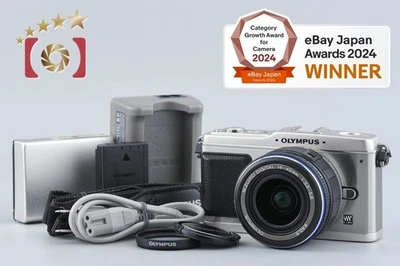 "Shutter count 1,227" Olympus PEN E-P1 Silver 12.3 MP Digital Camera 14-42 Lens - Image 1 of 4