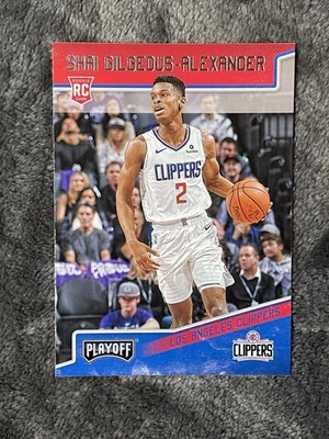 2018-19 Panini Chronicles Shai Gilgeous-Alexander Playoff Rookie RC #195 Foto 1 de 2