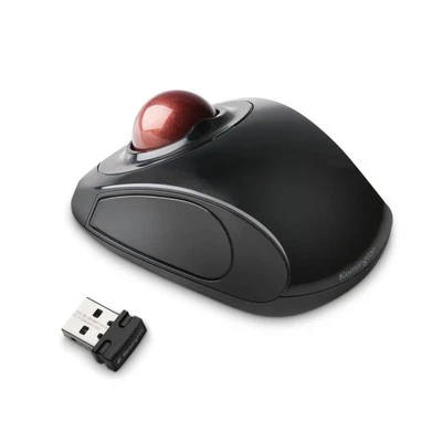 Kensington Orbit Wireless Mobile Trackball Mouse (K72352US): Wireless Mouse (Bla - Image 1 of 4