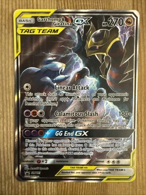 Pokemon Tag Team Garchomp & Giratina GX SM193 Tag Team MP - Image 1 of 2