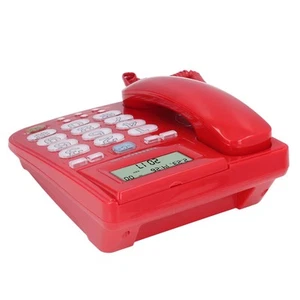 Przewodowy telefon stacjonarny Przewodowy telefon stacjonarny z dużym dzwonkiem Świecący Charact CB - Zdjęcie 1 z 22