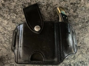 Black Hills Leather iPhone SE Holster Knife Pouch Leather - Photo 1 sur 2