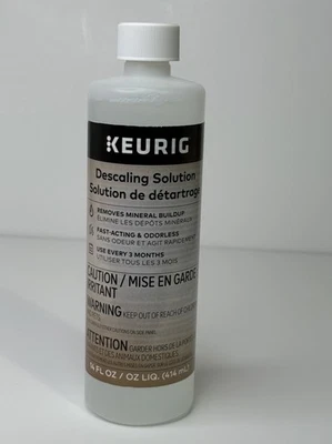 Solução descalcificante KEURIG - Remove acúmulo mineral ação rápida inodora 14 oz - Imagem 1 de 4