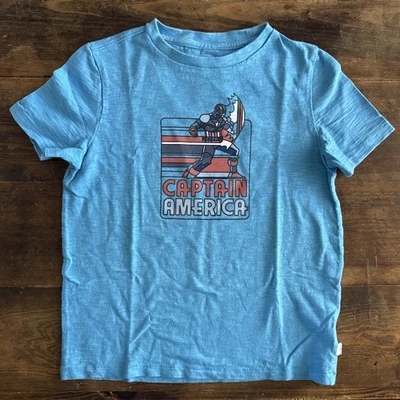 Camiseta gráfica Gap Kids Marvel: Capitán América talla M (8) Foto 1 de 4