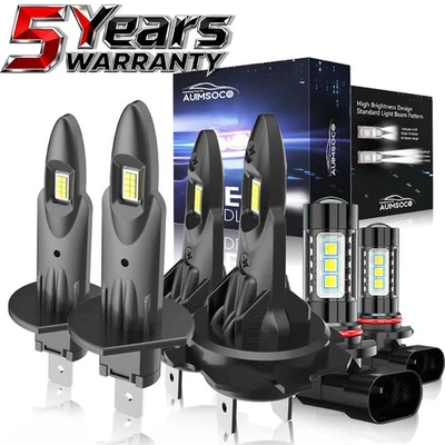 For 2006-2007 Kia Optima Sedan 4-Door 2.4L / 2.7L 6Pcs LED Headlights 60000LM - Image 1 of 4