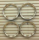 14" NEW Stainless Steel Beauty Rings TRIM RING SET Of 4