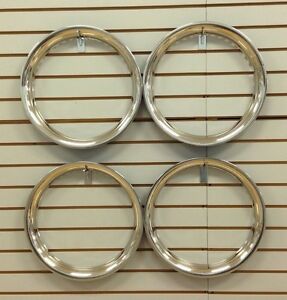 15" NEW Stainless Steel Beauty Rings TRIM RING SET Of 4