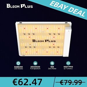 Bloom Plus BP1000 LED Grow Light Vollspektrum Pflanzenlampe Samsung LED Indoor