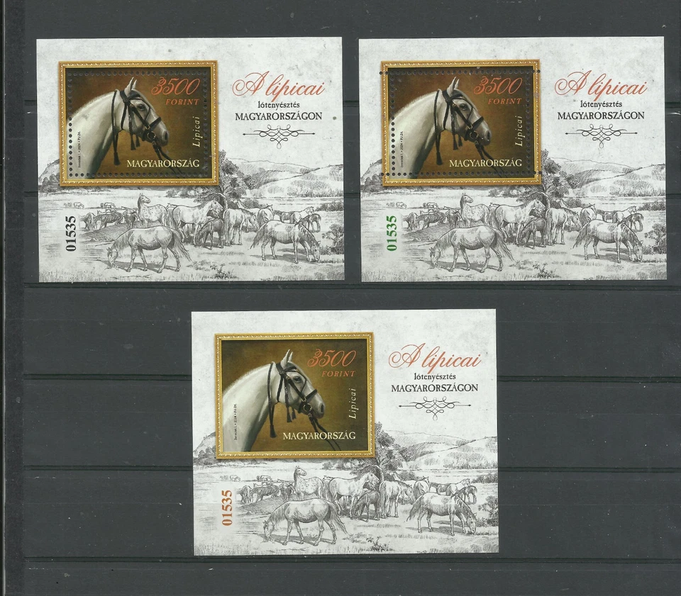 U 3.HUNGARY 2024.The tradition of lipizzan hors  PERF/IMPERF/GREEN  MNH  RR!!!!! - Image 1 of 1