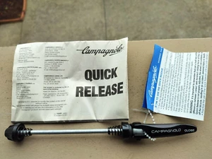 Campagnolo black front wheel hub skewer NEW Part#: QR8-40BF FREE SHPG! - Picture 1 of 3