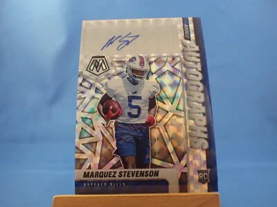 Marquez Stevenson Mosaic 2021 RC Rookie Autograph Auto Mosaic Prizm - Image 1 of 2