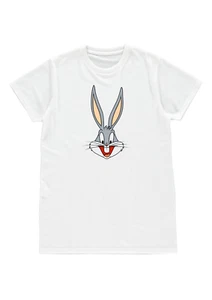FUNNY BUGS BUNNY FACE TV CARTOON LOONEY TUNES MENS WOMENS UNISEX T-SHIRT GIFT XL - Picture 1 of 1