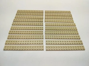 Lego Lot of 20 2x16 Tan Plates 4282 - Picture 1 of 1