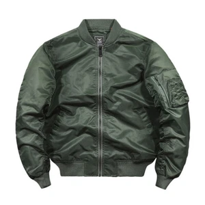 Herren Bomberjacke Militär MA1 Fliegenjacke Varsity Baseball Flug Freizeit Mantel - Bild 1 von 23