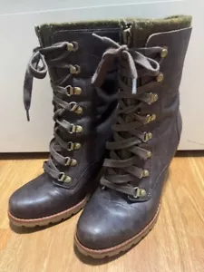 UGG high heel boots size USA 8, EUR 6.5, EU 39, CM 25 heel 10cm - Picture 1 of 9