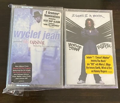 Wyclef Jean The Carnival Refugee Lauryn Hill New Sealed USA Ecleftic 2 Cassettes - Image 1 of 2