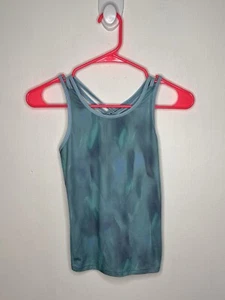 All In Motion Active Tank Top Girls Size Medium 7-8 Blue Strappy - Picture 1 of 4