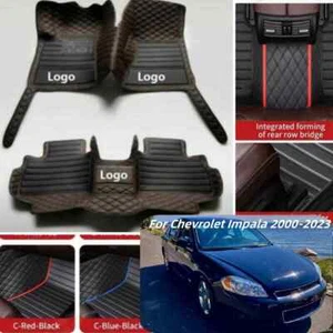 For Chevrolet Impala 2000-2023 Car Floor Mats Full Covered Custom Luxury Carpets - Foto 1 di 40