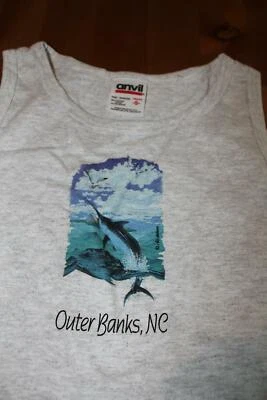 Camiseta sin mangas para niños pequeña Outer Banks Carolina del Norte EE. UU.  Foto 1 de 2
