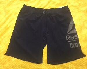Reebok Crossfit Epic Base Mens Training Shorts - Black Size XL Gym Shorts New