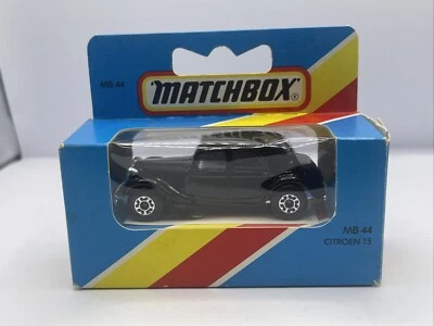 Matchbox Superfast MB - 44 Citroen 15 en Negro Foto 1 de 4