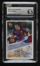 2005-06 Panini Super Barca Autografos Lionel Messi #109 CSG 8.5